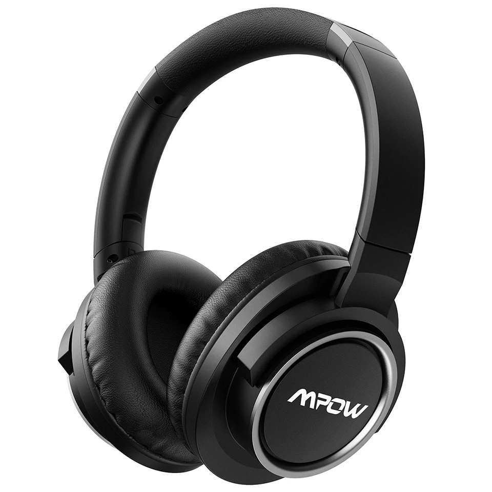 Mpow H18 Bluetooth наушники Беспроводные Активные шумоподавляющие наушники с микрофоном 24 часа воспроизведения проводной беспроводной режим для телефона