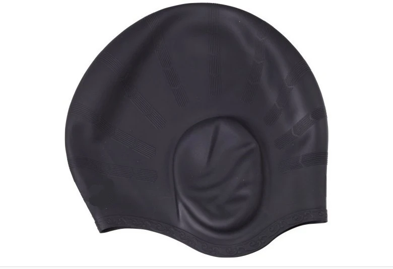 Профессиональная шапочка для плавания, защита ушей, Силиконовая Водонепроницаемая шапка для длинных волос, женские мужские шапочки для плавания для взрослых девушек, шапка для дайвинга