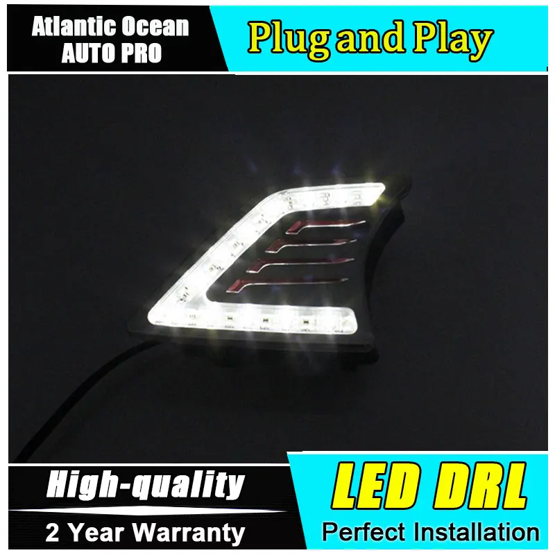 

Car Styling LED Daytime Running Light for Toyota Hilux DRL Vigo 2012-2014 led driving fog lamp LED lights