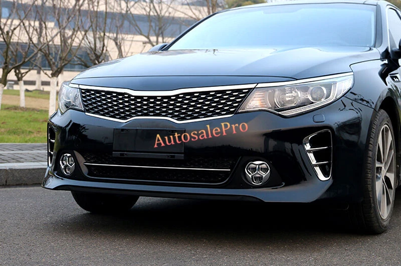 ABS Chrome Front Fog Light Fog Lamp Cover Trim 2pcs For Kia Optima K5