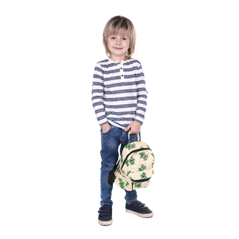 Jom Tokoy, элегантный дизайн, мини рюкзак, высокое качество, полиэстер, милый мальчик, кактус, принт, маленький рюкзак, сумка для мальчика
