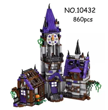 

10432 Scooby Doo Mystery Castle Courtyard Mansion Model Building Blocks Sets Bricks 75904 Figure Kid Educational Toys Gift