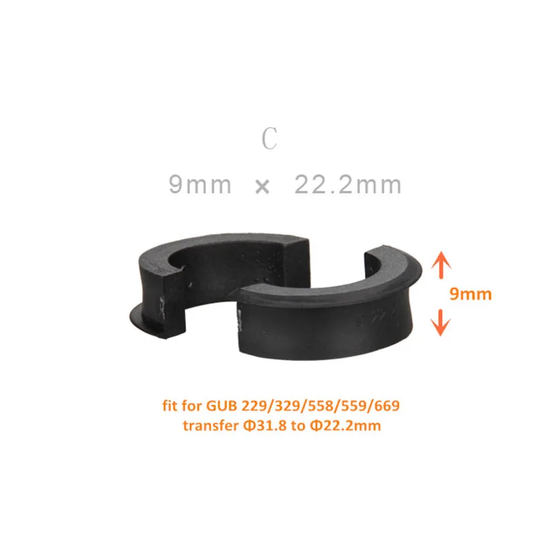 Bicycle Accessories Bicycle Handlebar Extender 2 Pairs Conversion Bike Mount Clamp Switch Spacer 31.8mm to 25.4 22.2mm