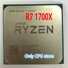 Процессор AMD Ryzen 7 1700X R7 1700X3,4 GHz Восьмиядерный процессор YD170XBCM88AE Socket AM4