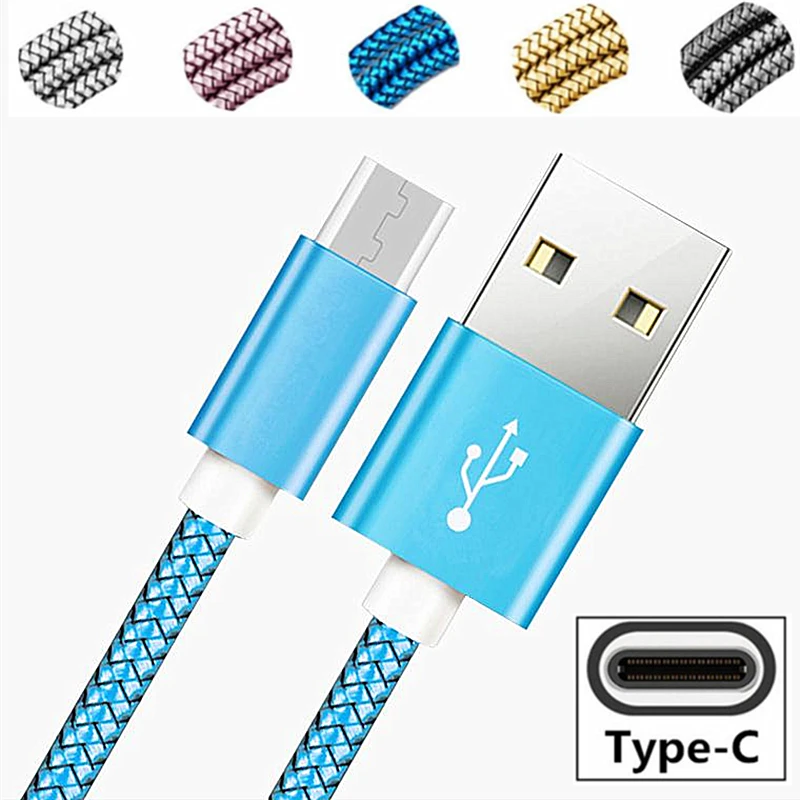 Зарядный Шнур usb type C 25 см 1 м 2 м быстрое зарядное устройство USB C зарядный провод USB-C кабель для samsung huawei Honor Xiaomi LG Leeco letv le