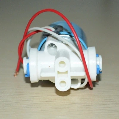 G1/" Пластик электромагнитный клапан нормально закрытый 2-полосная 0-120PSI для чистой питьевой воды пневматический AC220V DC12V DC24V 6,35 мм(1/4") Быстрый
