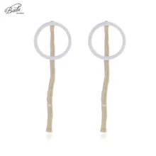 Badu, серебряные, Золотые круглые серьги-гвоздики, геометрические Винтажные серьги в стиле панк, серьги-гвоздики для женщин, модное ювелирное изделие, подарок