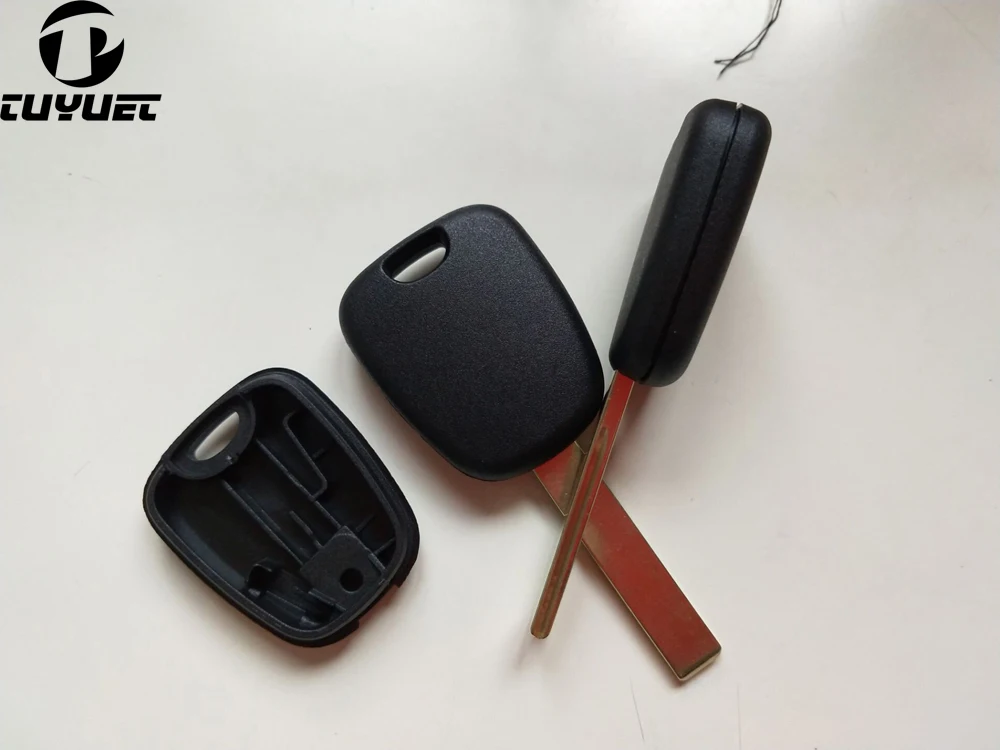 10 шт./лот пульт автомобильной сигнализации для Citroen для peugeot кожух ключа ретранслятора чехол с Клинок с желобками HU83
