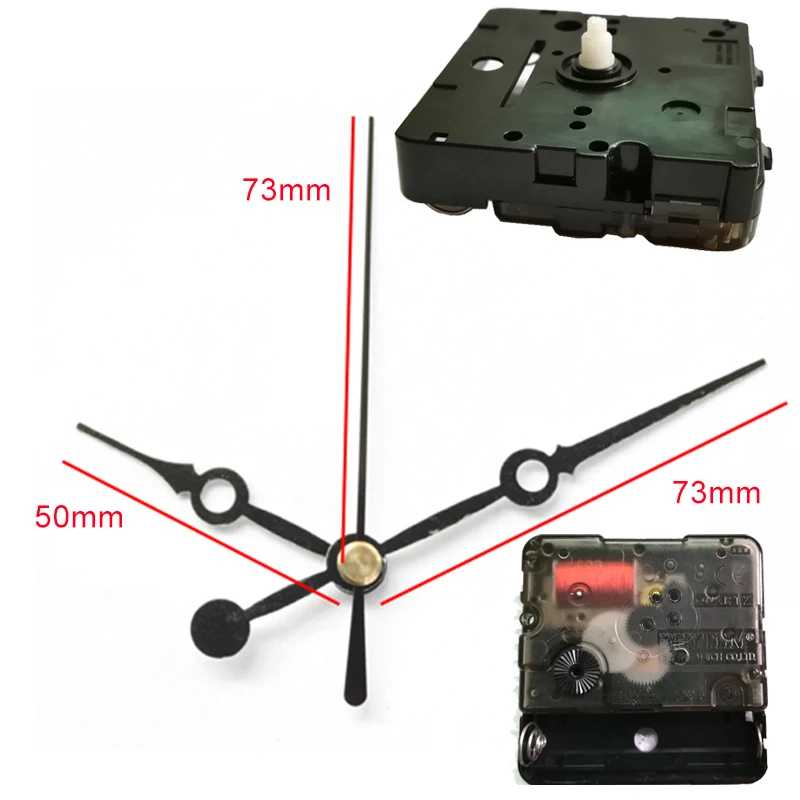 

Rhythm Snap in type Silent Movement with 1# hands Plastic quartz clock movement sweep mechanism DIY Clock Accessory Kits