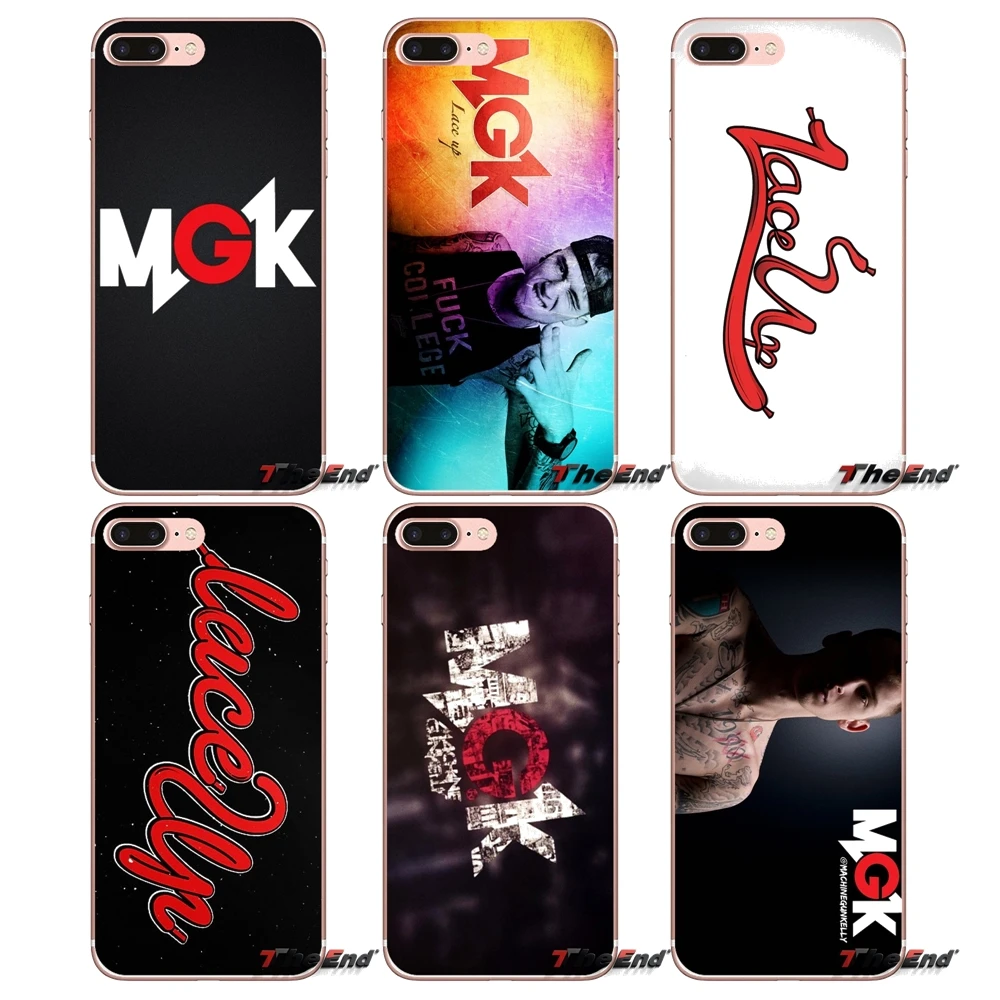 

For iPhone X 4 4S 5 5S 5C SE 6 6S 7 8 Plus Samsung Galaxy J1 J3 J5 J7 A3 A5 2016 2017 Machine Gun Kelly MGK Soft Silicone Case