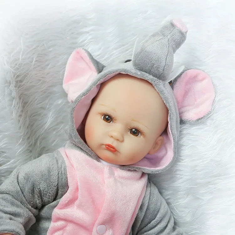 40cm Silicone Reborn Babies Dolls Toys Lovely