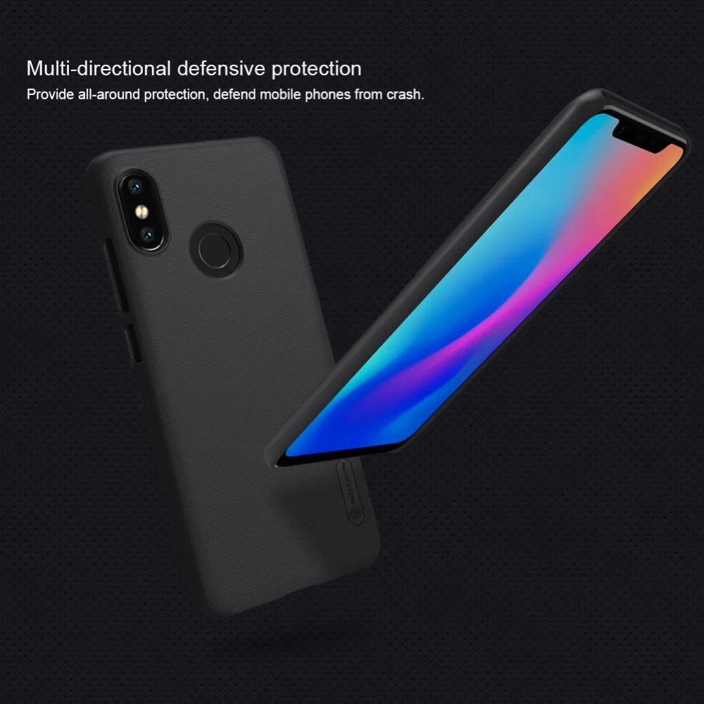 Для Xiaomi mi 8 чехол для Xiaomi mi 8 чехол Nillkin матовый жесткий чехол задняя крышка для Xiao mi 8 чехол в подарок