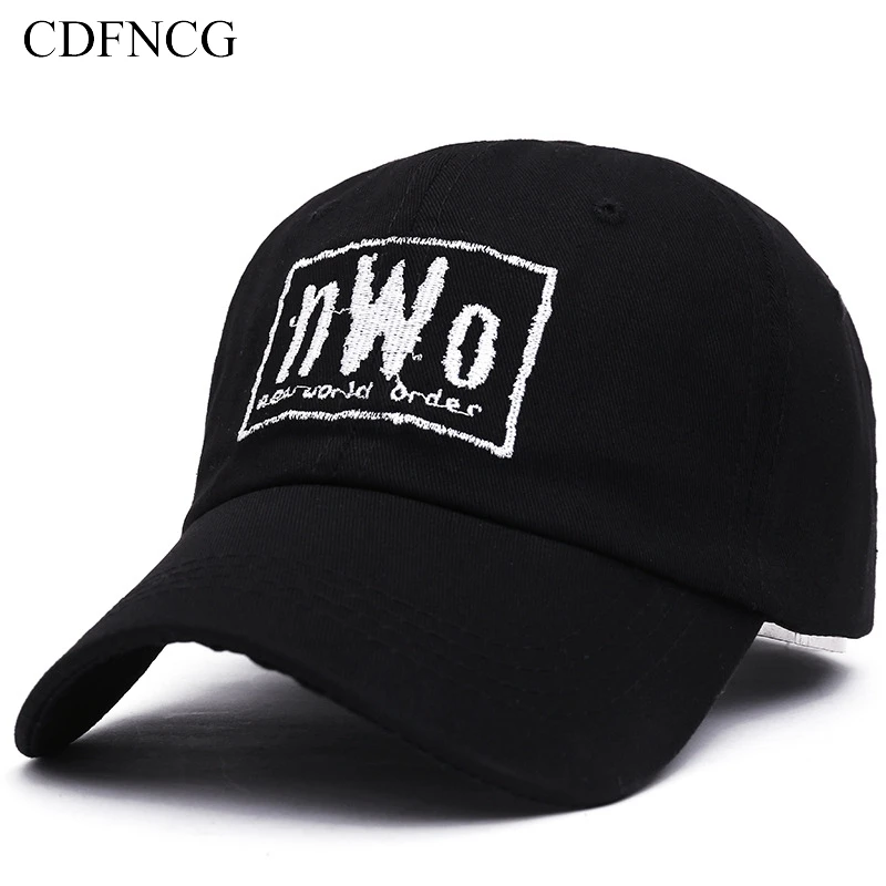 CDF модная бейсболка с вышивкой NWO WCW Sun Dad Hat для мужчин и женщин уличная BBOY Gorras
