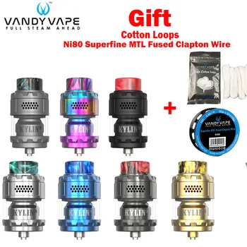 

Vandy Vape kylin m Kylin M RTA Tank 3ml/4.5ml Atomizer Top honeycomb airflow Large Build Deck Vaporizer Electronic Cigarette