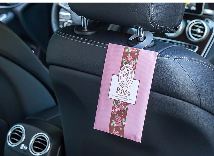 Aromatherapy Natural Smell Incense Wardrobe Sachet Air Fresh Scent Bag Perfume Lavender Rose Jasmine Lily Flower lavender Lemon  (8)