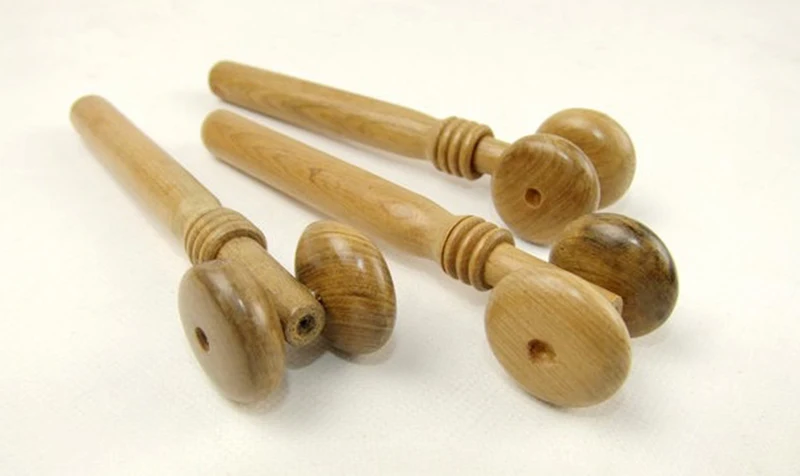 Camphor wood face massager wooden roller thin face massager wooden massage stick
