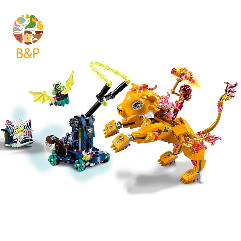 

lepin 30016 Elf Series Toys 403Pcs Athalia and Flame Lion Educational Toy Assembled Building Blocks Compatible 41192 Educational