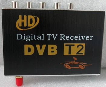 

Ouchuangbo HD DVB-T2 car Digital TV receiver tuner support60-100KM/H Spanish work in Africa single antenna