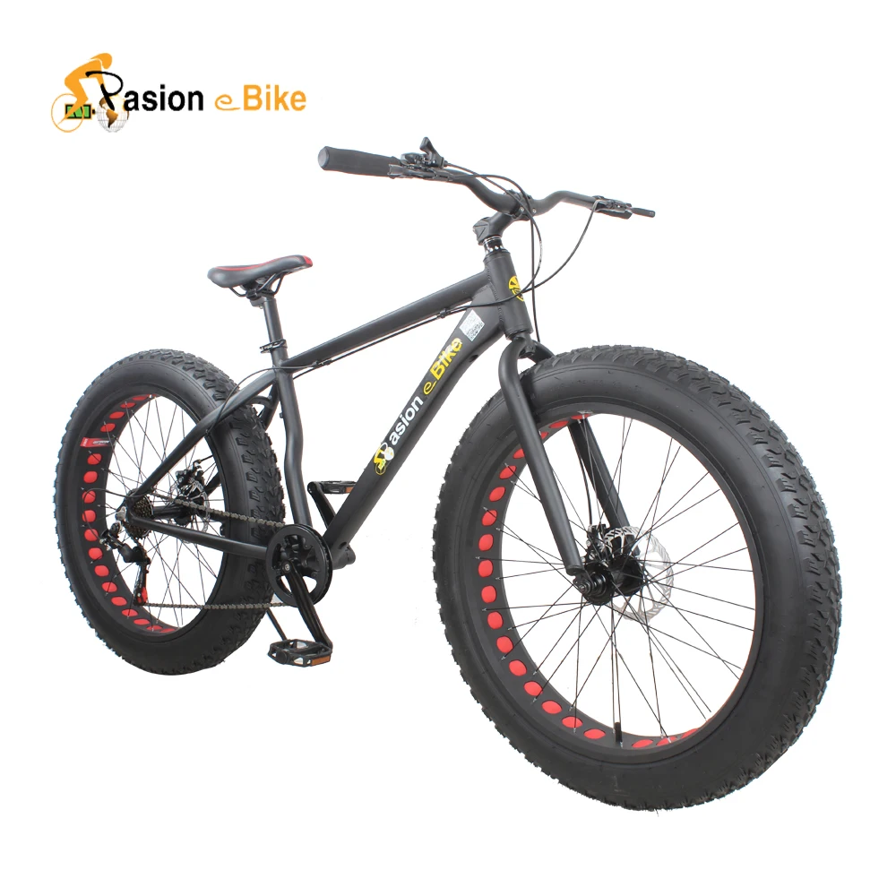 pasion ebike 7 speed Aluminium mountain bike white frame 26*4.0 fat tire bicycle bicicleta bikes Wholesale Sports & Entertainment