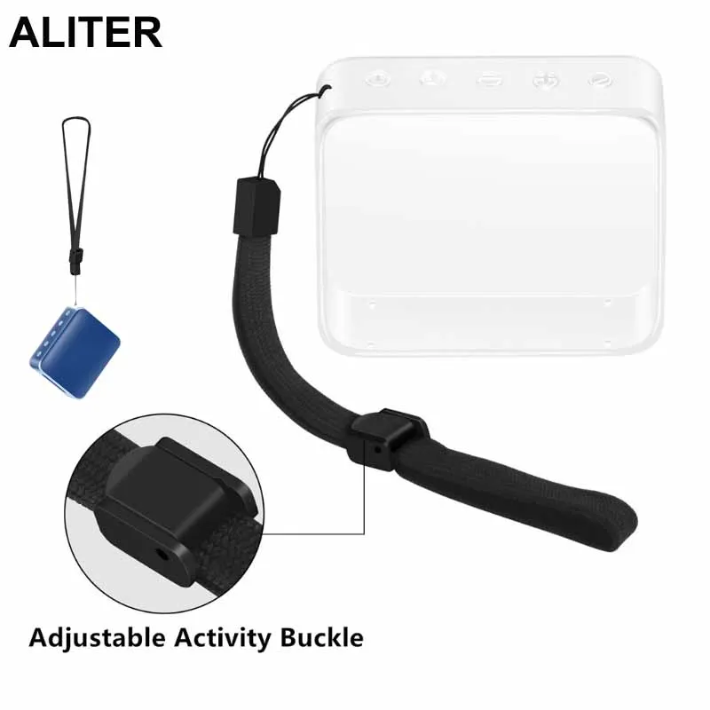 

TPU Protective Skin Case Cover With Hand Strap for GO 2 Bluetooth Speaker