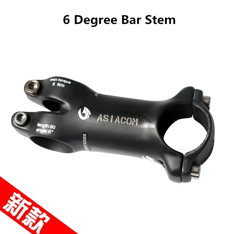 

ASIACOM Carbon Fibre Bicycle Handlebar Stem 31.8*28.6mm 6 Degree Bicicleta Cicilsmo MTB Mountaion Cycling Handlebar Stem