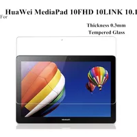 3Piece Mediapad 10FHD Glass Screen Protectors For Huawei MediaPad 10 FHD 10 Link Tempered Glass Screen Protector
