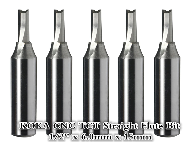 

1/2''*6.0mm*15mm,Freeshipping,CNC Straight End Mill.woodworking insert router bit,solid carbide TCT end milling cutter,MDF,PVC