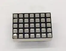 

50PCS x 3mm 5*7 Red White Square LED Dot Matrix Digital Tube 5x7 Display Module 1357AS 1357BS 1357BW For Elevator