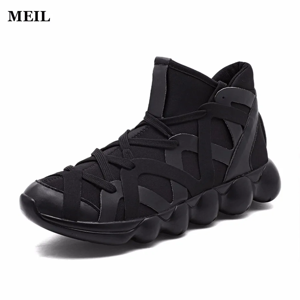 cheap Men Shoes 2017 Autumn Korean Version Of Men #039;s Shoes Men Outdoor Walking Hip Hop High Shoes Fashion Casual Shoes