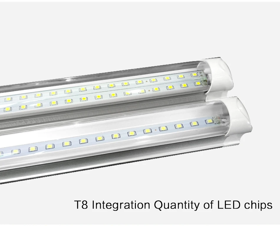 Светодиодный трубки T5 T8 Интегрированный свет 1FT 2FT 6 W 10 W Светодиодный лампах бра лампочки Lampara холодный теплый белый 110 V 220 V