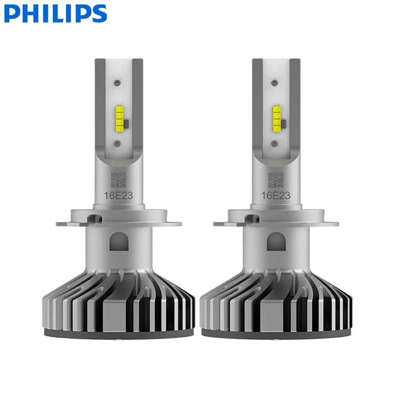 Philips X-treme Ultinon светодиодный H7 12V 12985BWX2 6000K яркий Автомобильный светодиодный фонарь Авто HL луч+ 200% более яркий стильный(двойная упаковка