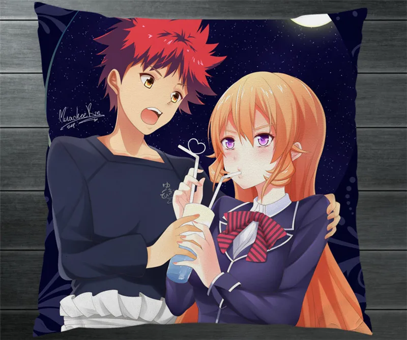 Пищевые войны!: Shokugeki no Soma двухсторонняя подушка чехол аниме Подушка Чехол Yukihira