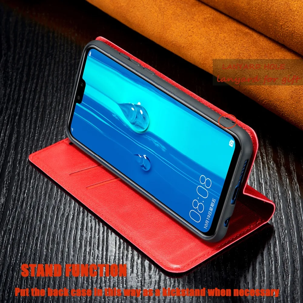 Tobebest кожаный чехол для Redmi Note 7 бизнес Магнитный Флип-бумажник чехол для Xiaomi Redmi Note 7 Pro чехол с ремешком