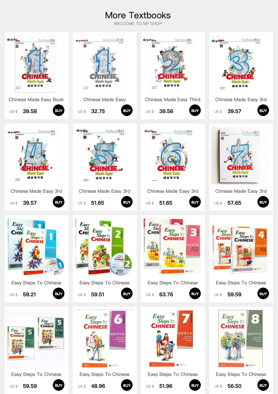 Простые шаги к китайскому Vol. 4 учебник (1CD) + Workbook4 английский/немецкий/французский/испанский/итальянский версия
