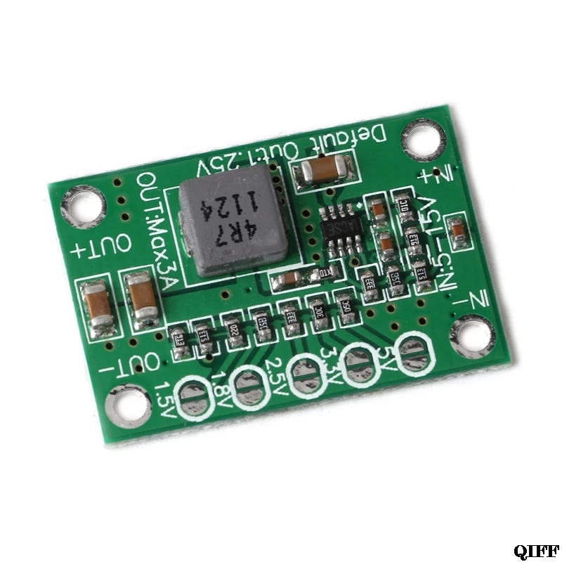

Drop Ship&Wholesale DC Buck Step Down Power Converter Board 5-16V To 1.25V 1.5V 1.8V 2.5V 3.3V 5V 3A APR28