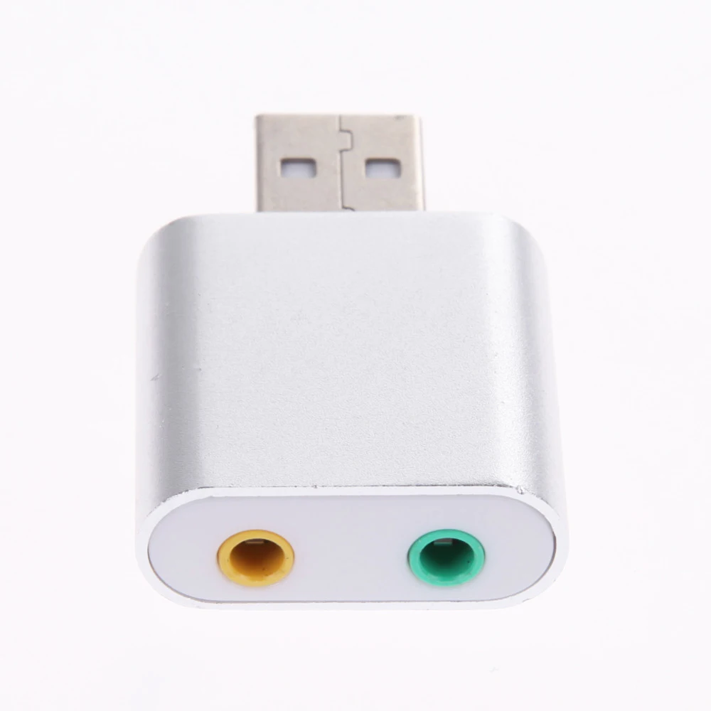 USB звуковая карта Virtual 7 1 внешняя 3D стерео к разъему 3 5 мм наушники микрофон