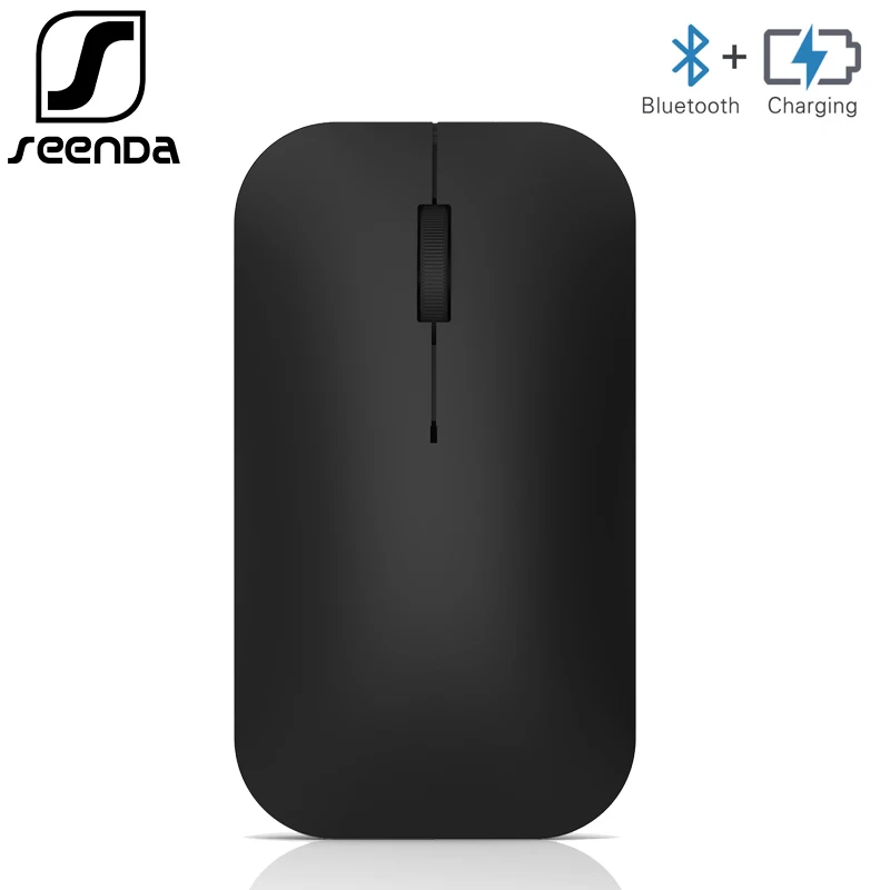 

SeenDa Brand Bluetooth Wireless Mouse Rechargeable Bluetooth 3.0 Mouse for Tablet Laptop Cellphone Android Windows Silent Mice