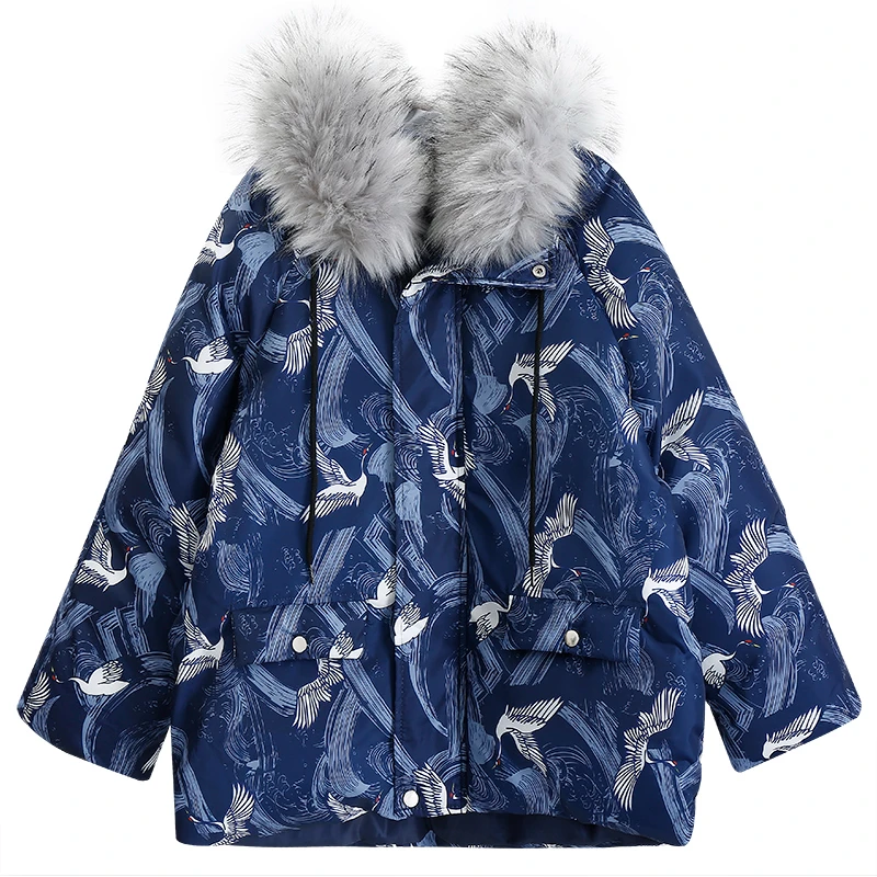 Féminins Et Fourrure Manteau Mode Vêtements Veste Automne Col Épaisse D'hiver Nouvelle Lâche Femmes De 2019 Épais À Capuchon 1 Coton Marée Fxp4CU