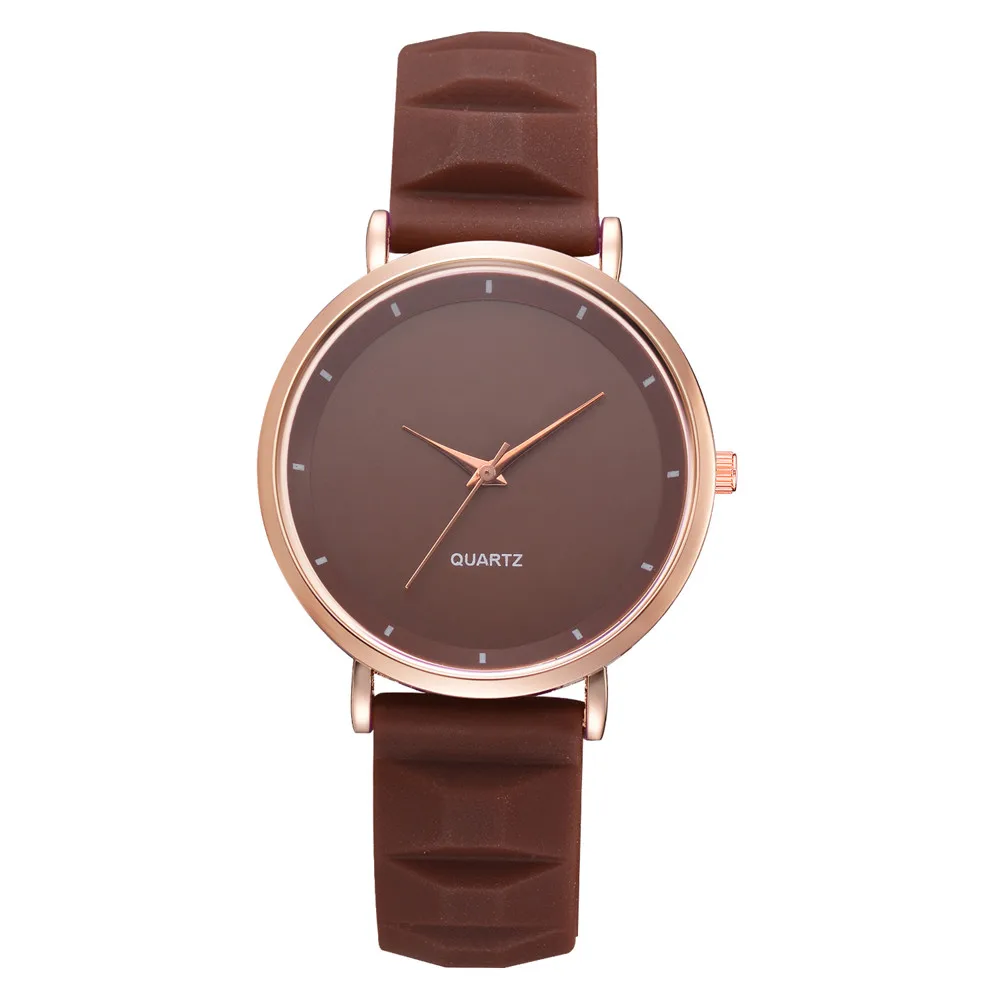

Fashion Women Silicone Watch 2018 Simple Solid Color Scale Alloy Dial Casual Quartz Wrist Accessories Watch Gift montre a60