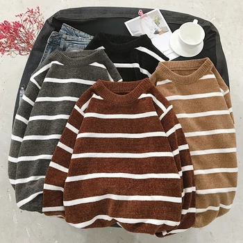 

Sweater Men Autumn Winter Warm Mens Knitted Wool Sweaters Solid Color Casual O-Neck Pull Homme Cotton Pullover Men Cashmere Wool