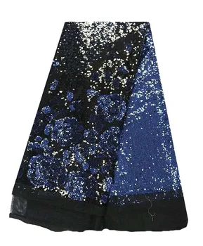 

African Lace fabric 2016 New Arrival african Tulle Lace fabric for wedding dresses French lace Fabrics 5yd/lot WKS18-69