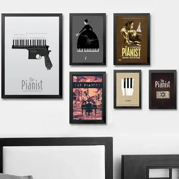 

The Pianist Movie Poster Wall Art Wall Decor Silk Prints Art Poster Paintings for Living Room