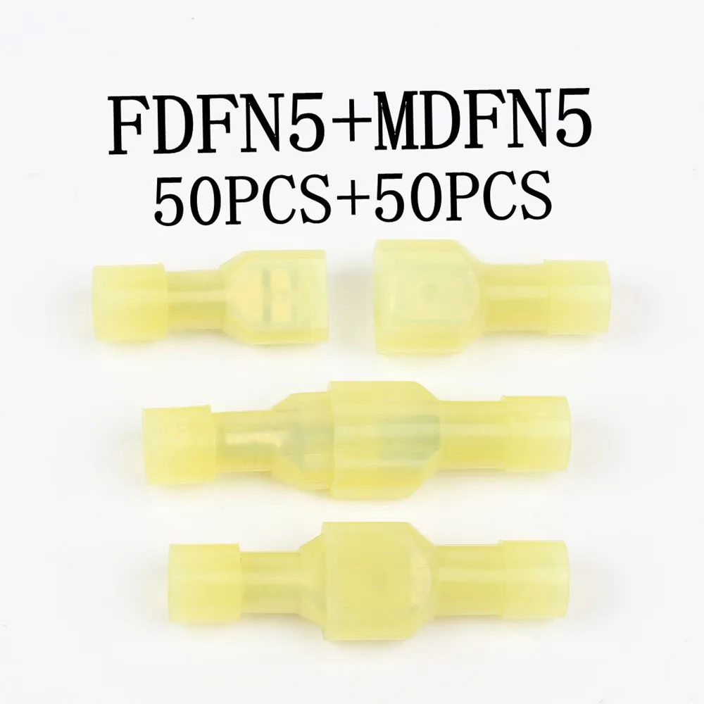 

FDFN+MDFN5.5 100pcs Nylon male and female Cable Connectors Crimp wire Terminals full-Insulating joints free shipping