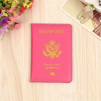 

New USA Travel Passport Cover Protector Case Business Protective Passport Holder Wallet Document Orgainzer Case for American