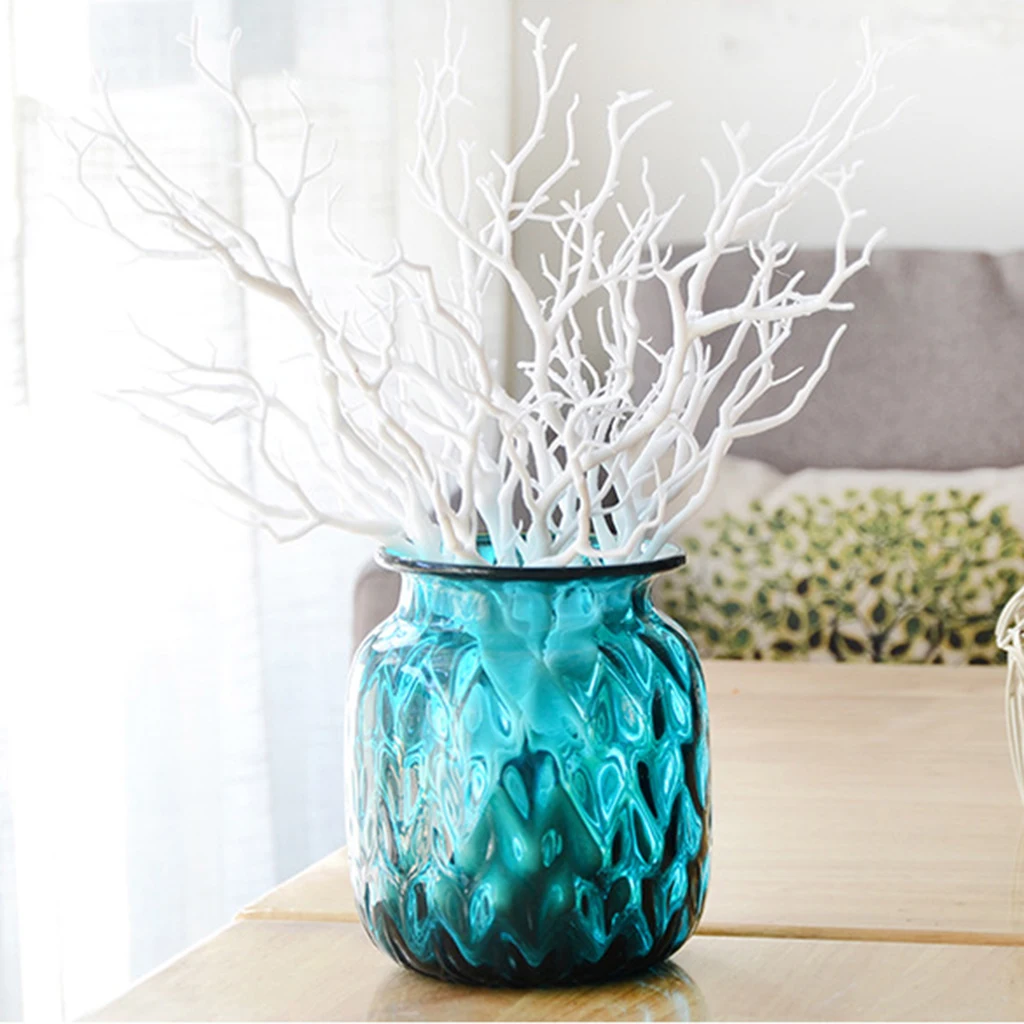 

4pcs Simulation Tree Twig Artificial Branches Nordic Style White Small Branch Coffee Table Home Party Decor DIY Art Craft