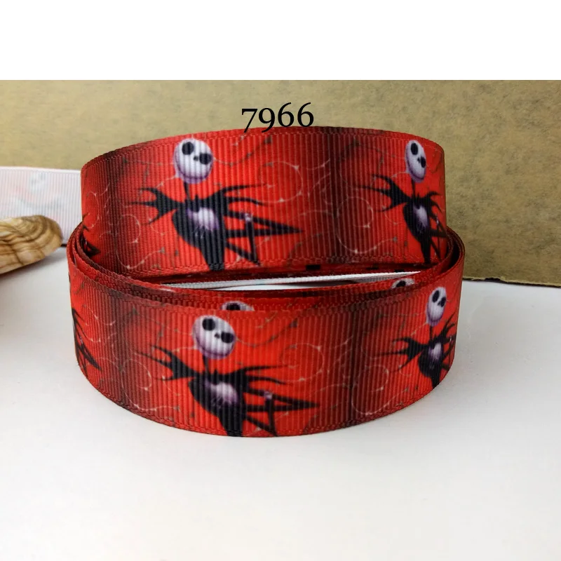 Оптовая продажа ленты 50 ярдов в Размер Хэллоуин печатных 7966|printed ribbon|ribbon