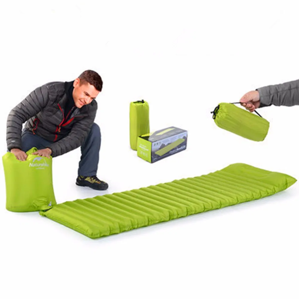 

Portable TPU Sleeping Pad 186*60*8.5cm Fast Inflatable Urltra-Light Ground Mat Air Mattress Outdoor Camping Backpacking Hiking