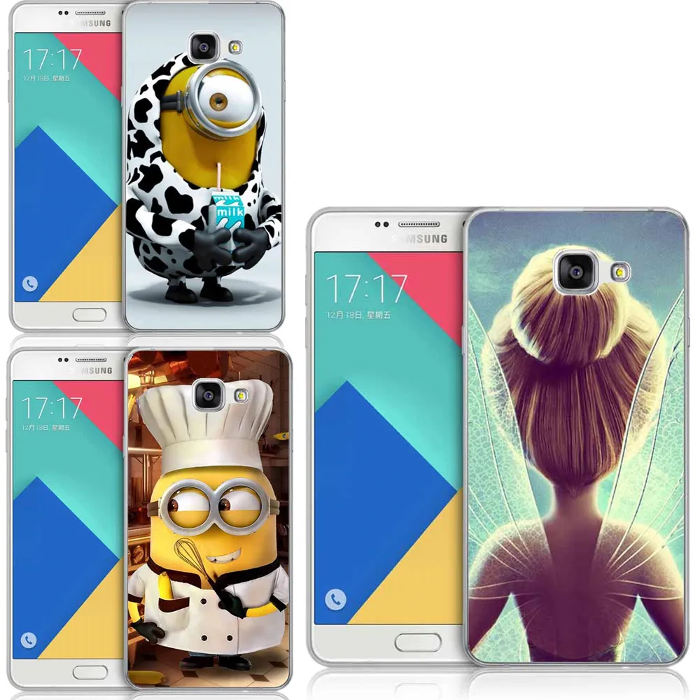 Lucu Malaikat Gadis Minion Komik Desain Keras Transparan Clear Skin