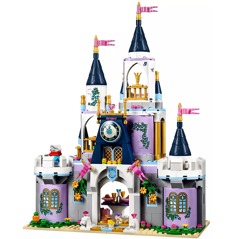 

Legoing Friends Series Cinderella's Dream Castle Prince Charming Blocks For Girl Toys For Children Compatible LEGOings Princess