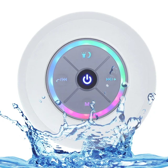 led shower light with bluetooth speaker